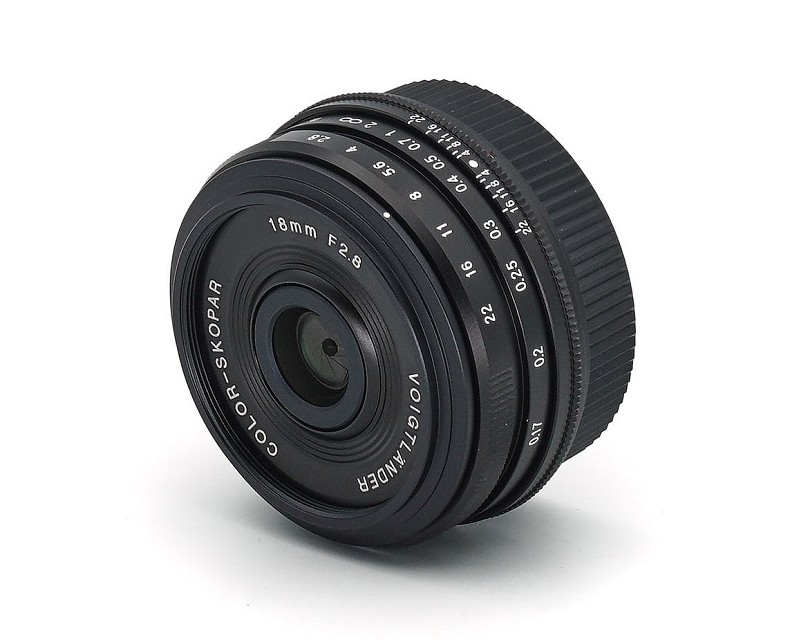 Voigtländer Color-Skopar 18mm 18 mm 2,8 2.8 ASPH. schwarz für Fuji X wie neu #**