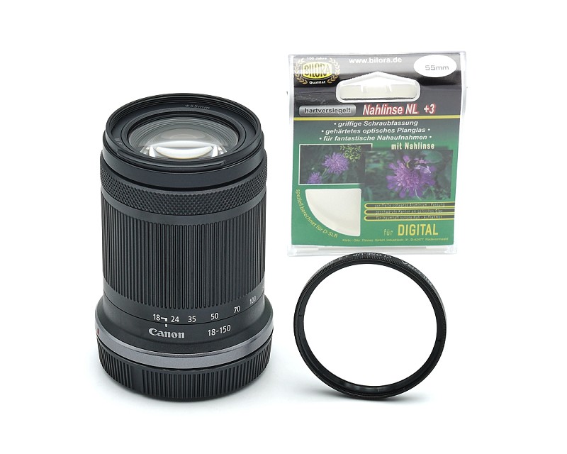 Canon RF-S 18-150mm 3.5-6.3 IS + BMC Macro Close-Up +3 (55mm)
